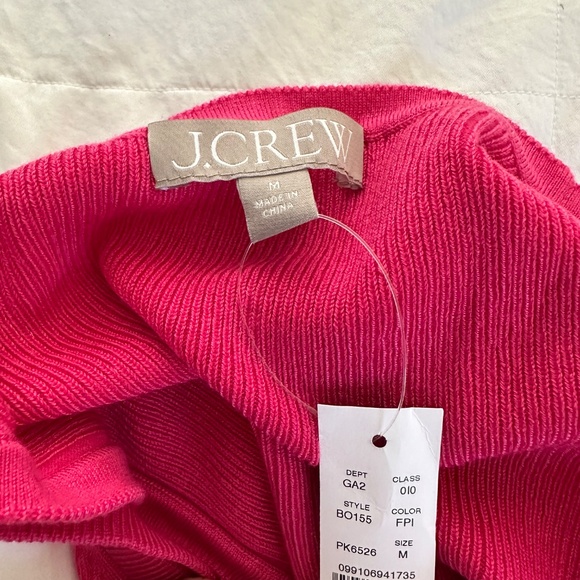 NWT J Crew Pink Sleeveless Sweater Knit Tank - Size M - Picture 4 of 4
